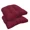 Burgundy, variant on JIAN YA NA Waterproof Outdoor Cushion Set, Set of 2 Textured Chair Seat Pad for Armchair Loveseat Settee, Dark Grey, 19" x 19"