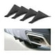 thumbnail image 2 of Car Rear Lower Bumper Wing Lip Diffuser,Anti-Crash Spoiler Fin Protector,Rear Bumper Splitter Lip Wing,Curved 4PCS, 2 of 5