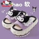 thumbnail image 3 of Zapatillas MINISO Melody Kuromi Hello Kitty Cinnamoroll Pochacco de lino para el hogar, pantuflas de temporada antideslizantes y transpirables con parte inferior suave y gruesa, 3 of 5