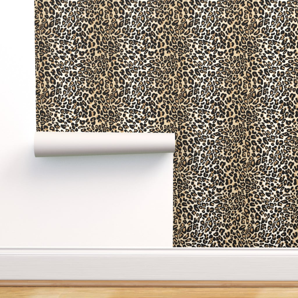 Peel & Stick Wallpaper Swatch - Classic Leopard Strong Cheetah Animal