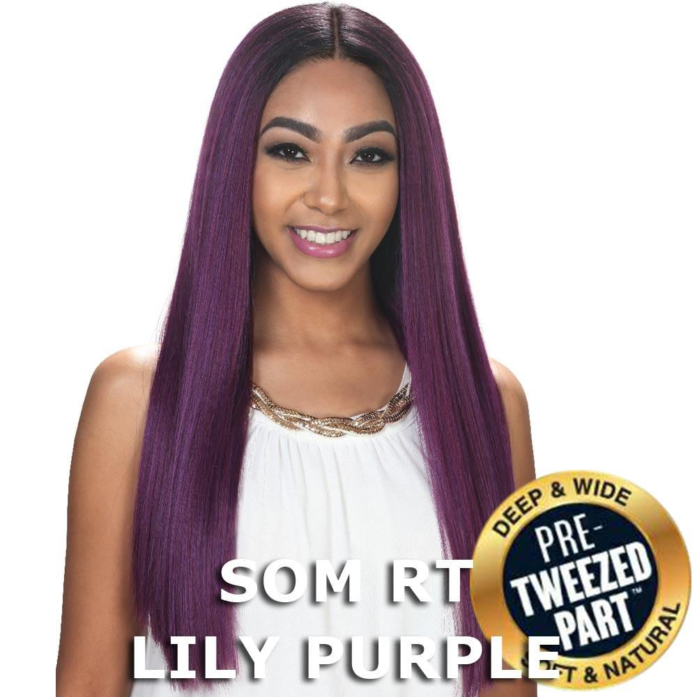 Sis Royal Pre Tweezed Part Swiss Lace Front Wig Wen 99j Black