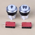 thumbnail image 4 of Start Player Buttons，arcade Game Parts，start Player Buttons，led Arcade Buttons，arcade Start Player 2Pcs LED Illuminated 1P & 2P Start Player Buttons DIY Kit For Arcade Game, 4 of 8