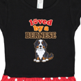 thumbnail image 3 of Inktastic Bernese Mountain Dog Lover Gift Toddler Girl Dress, 3 of 4