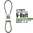 thumbnail image 2 of 8TEN Raw Edge Drive Belt for Toro 114567 Rear Engine Riders 810-CBL2653T, 2 of 4