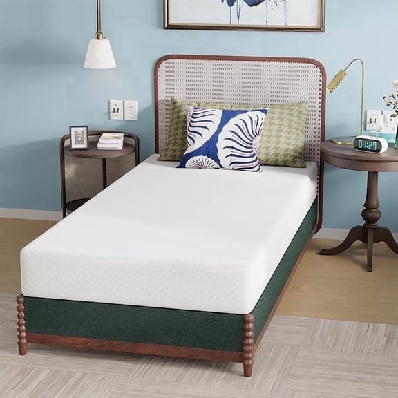 BeatMassage Memory Foam Mattress 8 inch Twin Size Gel Mattress for Cool Sleep Pressure Relief CertiPUR-US Certified/Bed-in-a-Box/Pressure Relieving