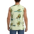 thumbnail image 4 of Daiia Avocado for Exercise Printed Men's Tank Tops,Casual Soft Sleeveless Gym Muscle Shirts Bodybuilding Tee-X-Large, 4 of 8