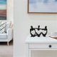 thumbnail image 5 of Acentos decorativos negros, decoración del hogar negra, decoración abstracta de estantes de resina, decoraciones modernas para estantes, 5 of 5