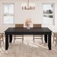 thumbnail image 4 of Kojooin 71 in Modern Farmhouse Dining Table, Large Rectangular Wooden Table for 6 to 8 with Sturdy Frame, 4 of 9