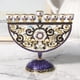 thumbnail image 5 of candeliere de 9 Menorah candeliere Imitación Bejeweled candeliere Flor Pintado, 5 of 6