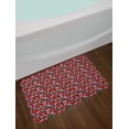 thumbnail image 2 of Floral Bath Mat, Painted Illustration of Tulips Spring Blooming in Pinkish Warm Colors, Plush Bathroom Decor Mat with Non Slip Backing, 29.5" X 17.5", Charcoal Grey Multicolor, by Ambesonne, 2 of 2