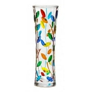 Murano Glass Tree of Life Vase (Small), Hand Painted In Italy
