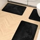 thumbnail image 5 of Alfombras de baño, alfombras para sala de estar, alfombra de área, alfombra de baño, alfombra de hojas, alfombra de baño, alfombra antideslizante absorbente de agua, alfombra de baño, sala de estar, d, 5 of 7