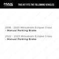 thumbnail image 2 of Max Advanced Brakes - Brake Kit for 2018 2019 2020 Mitsubishi Eclipse Cross w/ Manual Parking Brake Front and Rear Replacement Cross Drilled Disc Brake Rotors and Ceramic Brake Pads, 2 of 9
