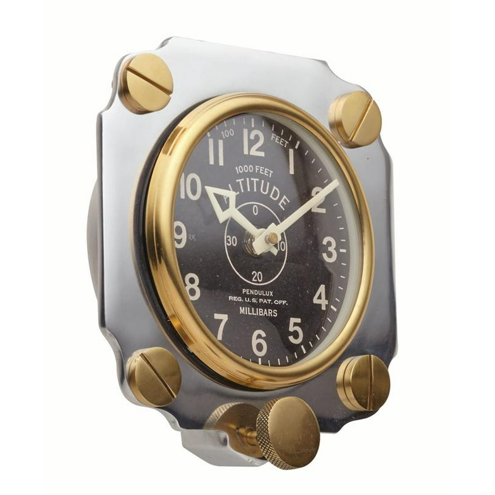 Pendulux Altimeter Wall Clock Aluminum