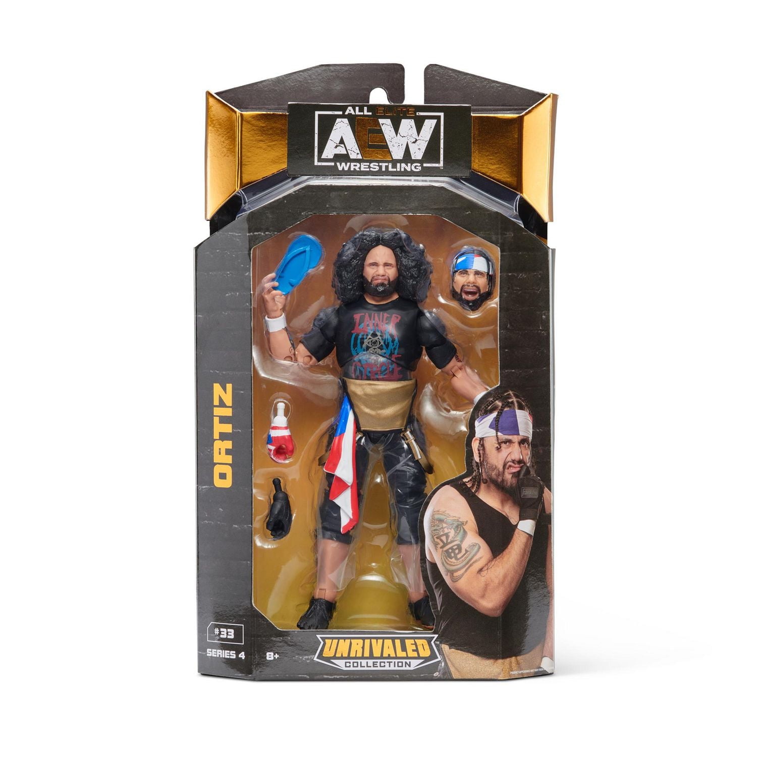 AEW - Unrivaled Series 4 - Ortiz Figurine de Action