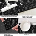 thumbnail image 3 of Black White Gothic Dreamcatcher Moon Star Pattern Kitchen Rug Mat,Kitchen Runner Rugs Non Skid Washable,Decorative Kitchen Floor Mats for Kitchen,Sink,Laundry,17"X47", 3 of 5