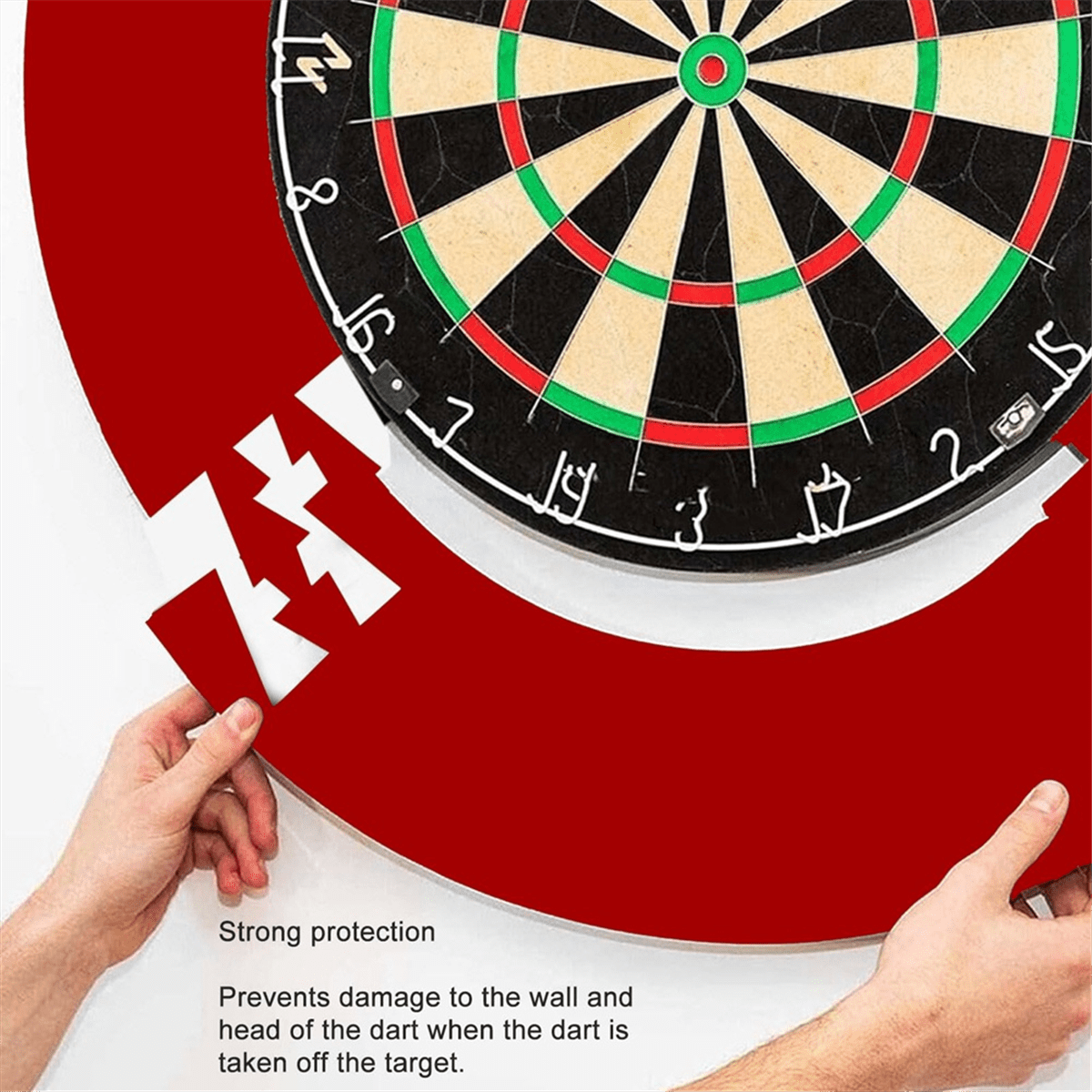 Dartboard Surround Wall Protector Eva Splicing Dartboard Backboard Surround,Wall Protection for 18-Inch Dartboard A
