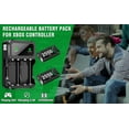 3x2550 mAh Rechargeable Battery Pack for Xbox Series X Controller with 3 Charging Modes