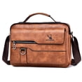 thumbnail image 1 of Bolso de hombro de piel sintética para hombre, bolso de hombro con bolsillo lateral, bolso de hombro vintage, bolso para teléfono móvil, bolso de mensajero, bolso de hombro para hombre,, 1 of 4