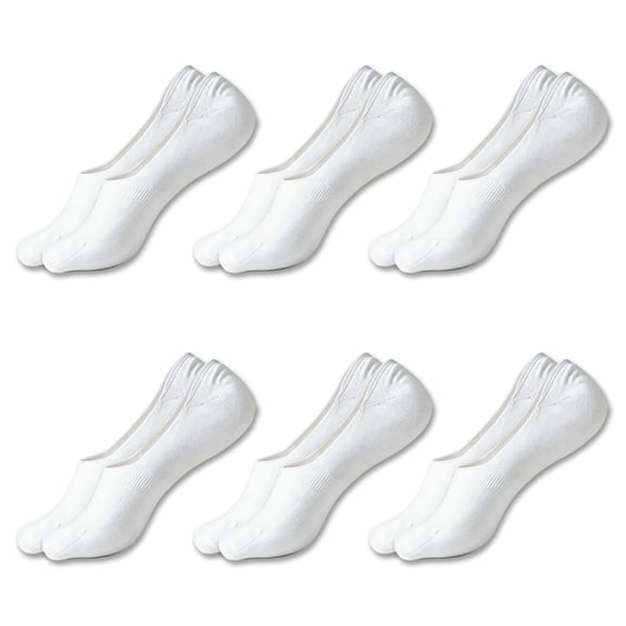 LDU Men's No Show Socks, Solid Skin Friendly Breathable Quick Dry Invisible Low Cut Socks for Daily Wear, 6 Pairs
