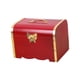 thumbnail image 5 of Cofre del tesoro, caja de almacenamiento de baratijas, decorativo, versátil, retro, de madera Pequeño, 5 of 9