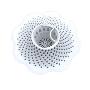 

Danco 10306 Hair Catcher for Bathroom Bathtub Strainer White