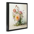thumbnail image 3 of Stupell Industries Spring Floral Bouquet Botanical & Floral Painting Black Floater Framed Canvas Art Print Wall Art, 18 x 18, 3 of 9
