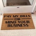 thumbnail image 1 of Harpily Fun Copywriting Mat Holiday Mat Welcome Door Mat Polyester Door Mat, 1 of 4