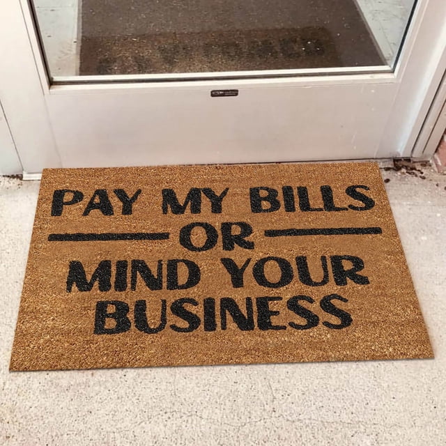 Harpily Fun Copywriting Mat Holiday Mat Welcome Door Mat Polyester Door Mat