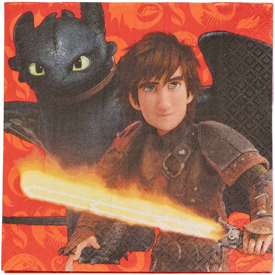 How to Train Your Dragon Lunch Napkins, 16 ct