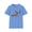 Carolina Blue, variant on Chopper Helicopter Graphic Unisex Cotton Softstyle Short Sleeve Tee 6