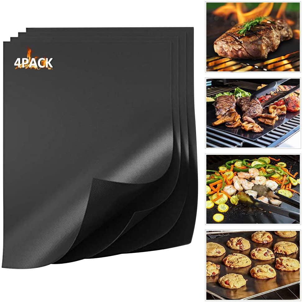 2 Oven Cooker Liner BBQ Reusable Mat Non Stick Universal Easy Clean Kitchen Tool 