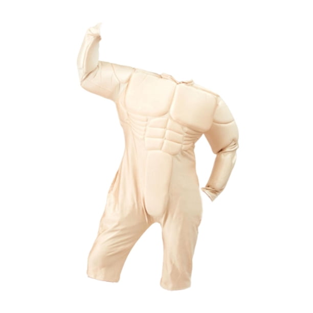 Mono musculoso para hombre, divertido traje musculoso acolchado para adultos, ideal para juegos de rol.