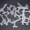 thumbnail image 3 of 36Pcs 3 Inch Plastic Easels or Plate Holders Display Dinner Plate (Transparent), 3 of 9