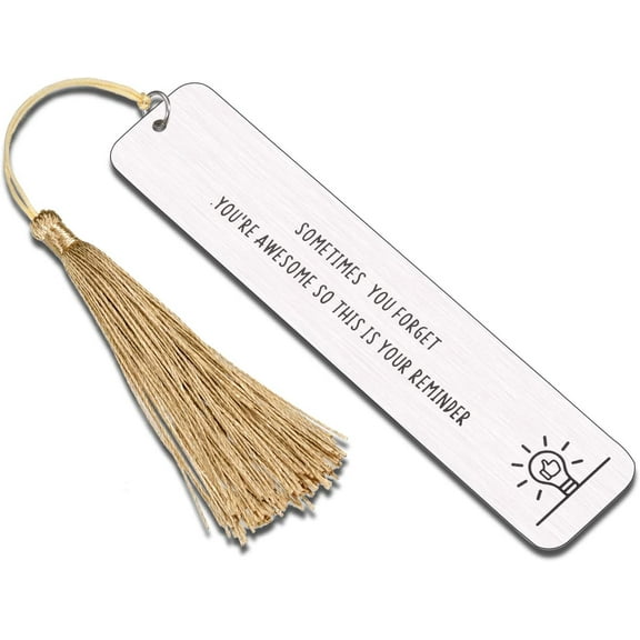 Inspirational Back to School Gifts for Students Boys Girls, First Day of School, Off to College, Come Back to School Bookmark Gifts, Birthday Christmas Stocking Stuffers for Men Women, Freshman Gifts