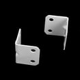 thumbnail image 2 of REGALWOVEN Furniture 1.2" L Shape White Carbon Steel Angle Bracket, 4 Pack, 2 of 5
