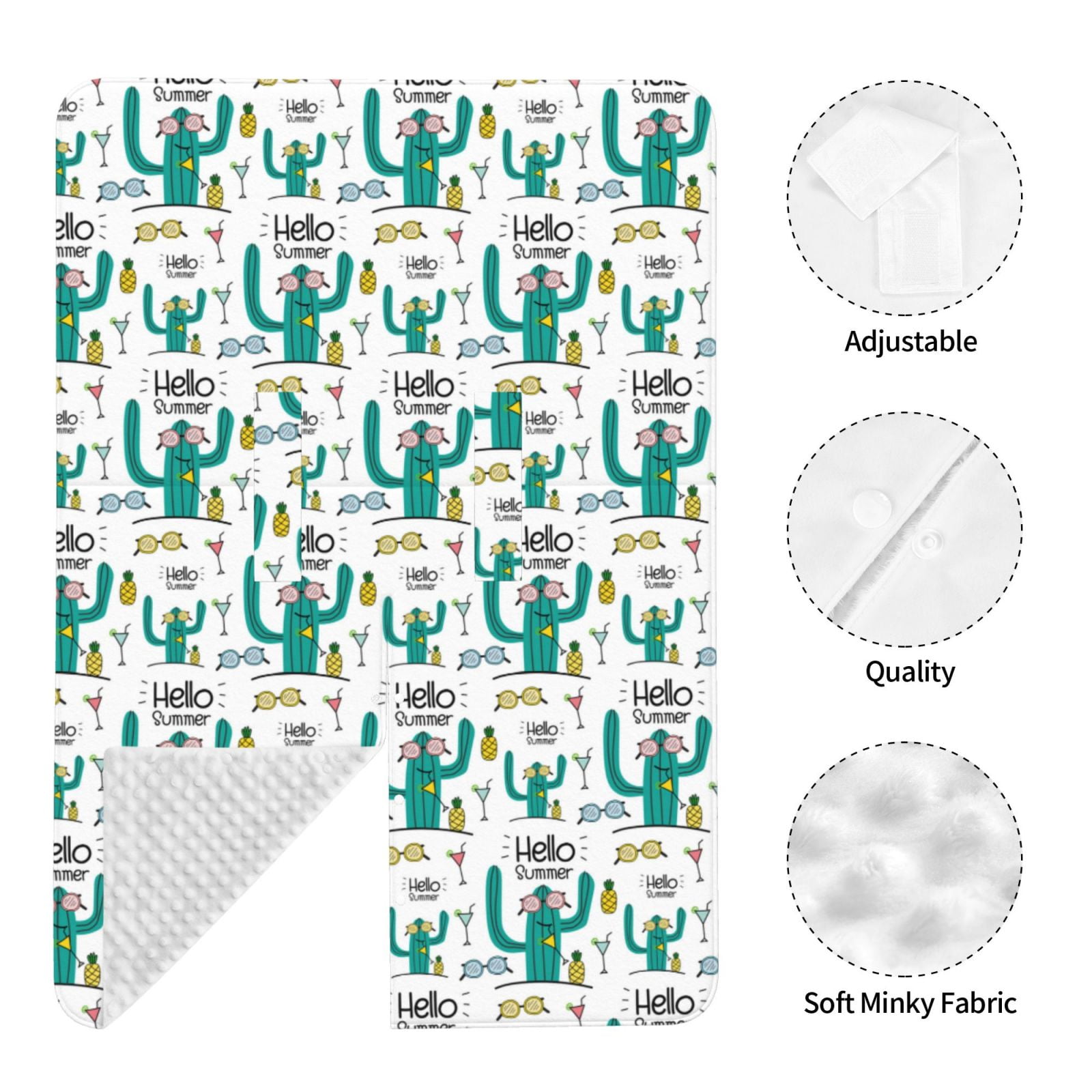 Naloa Hello Summer Baby Car Seat Cover, Breathable Baby Carrier Cover, Multiuse Baby Carrier Cover & Nursing Breastfeeding Cover