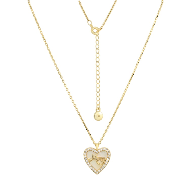 Believe by Brilliance Mother of Pearl Heart Necklace Set photo 7