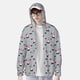 thumbnail image 2 of Balery Christmas Gnome 1 Sudadera ligera de manga larga con capucha y protección solar UPF 50+ para hombre y mujer, ideal para pesca y running-Medium, 2 of 7