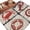 Red, variant on Vintage Coastal Area Rugs 8'x10', Washable Small Throw Rugs for Living Room Patio, Nautical Crab Lobster Anchor Retro Art Indoor Outdoor Rug Non-Slip Low Pile Carpet Runner Reversible Floor Mats