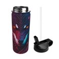 thumbnail image 2 of Pofeuu Cool Wolf Head Print 18oz Sports Insulated Kettle, Sports Bottle Water Bottles For Men Women For Gym Hiking Camping Running Mountain Bike Outdoor Sports, 2 of 8