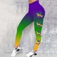 thumbnail image 2 of Leggings For Women Sports Yoga Colorful Printed Fashion Ankle Stretchy Comfortable Breathable Trendy Travel Attire Pants, 2 of 4