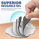 thumbnail image 5 of Almohadillas de repuesto LotFancy para unidad TENS, 22 electrodos autoadhesivos reutilizables con cierre a presión para masajeador TENS/EMS con cables de botón de 3,5 mm, 5 of 5
