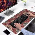 thumbnail image 2 of Long Mouse Pads for Desk,Red Boho Ethnic Geometric Pattern Desk Mats on Top Of Desks, Desk Mouse Pad Extra Large with 3mm Non-Slip Base and Stitched Edge for Gaming,Office,Work,Home 31.5"x15.7", 2 of 6