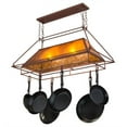 thumbnail image 7 of Meyda Tiffany 77830 39" L Simple Mission Pot Rack - Orange, 7 of 7