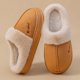 thumbnail image 1 of Zapatillas suaves antideslizantes para hombre y mujer, zapatos de algodón para el hogar, cómodos y cálidos, estilo de pareja, conciso y esponjoso, Invierno, 1 of 5