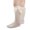 Beige-M, variant on Fashionable Baby Girls Calf Length Socks Breathable Socks with Bowknot Accent Infant Shower Gift for