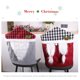 thumbnail image 2 of Advancent Funda para silla de Navidad de dibujos animados, accesorios de Navidad, funda larga de felpa bonita Antimacassar, funda para fiesta en Kits de decoración para fiestas Gris, 2 of 6