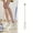 White, variant on 2-in-1 Telescopic Shoe Horn & Foot Measurer, Struggle-Free Slip-On Tool for Adults, Kids, Elderly, No Bend Design, Fits All Shoes,White