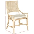 thumbnail image 6 of Safavieh DONATELLA RATTAN CHAIR, 6 of 7